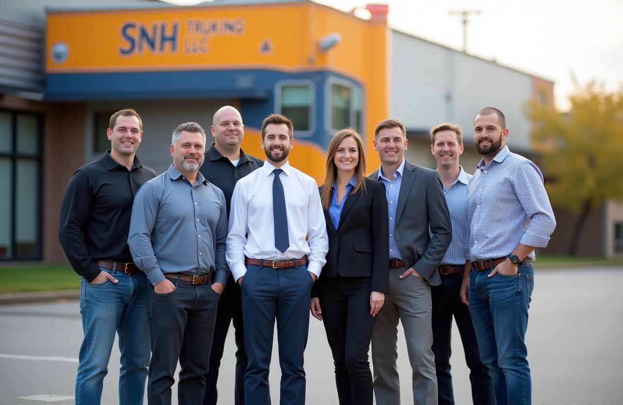 SNH Trucking team at Westlake Ohio headquarters
